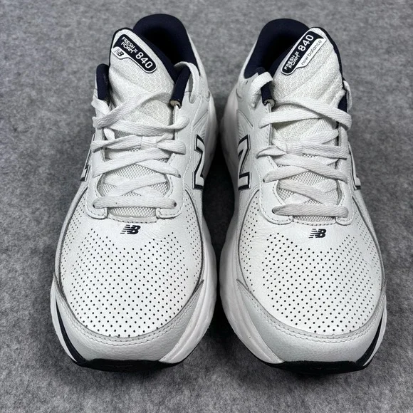 New Balance Mens Fresh Foam X 840v1 Sneakers US 12.5 2E Wide White EUC